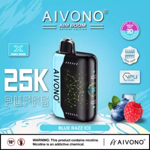 Aivono Aim Boom 25000 Puffs Factory Direct 0% 2% 3% 5% Ατμοί μιας χρήσης χαμηλής νικοτίνης Μαζική αγορά ποικιλίας γεύσης (8)