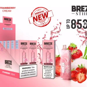 BREZE STIIK BS 8500 Puffs Velkoobchodní jednorázový výrobní zdroj více příchutí (10)