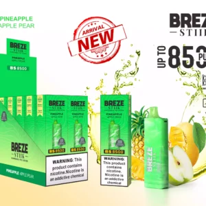 BREZE STIIK BS 8500 Puffs Velkoobchodní jednorázový výrobní zdroj více příchutí (8)