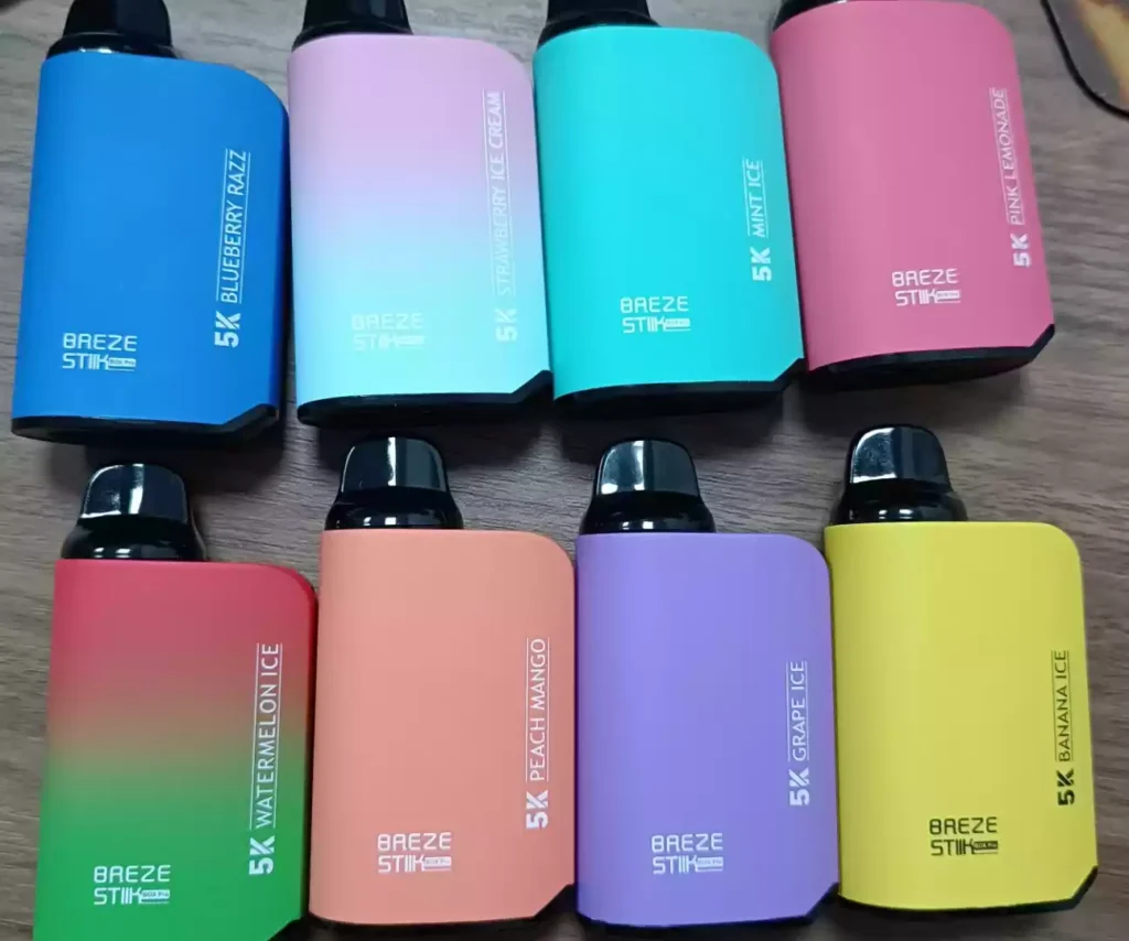 Breze Stiik Vapes descartáveis ​​para venda rápida em lojas europeias de Vape