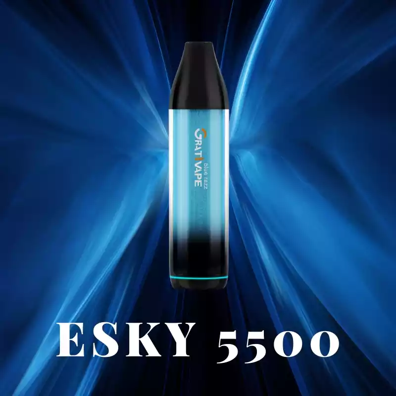 Discover Grativape Esky 5500 Puffs 2% Low Nicotine Straight from the Factory with a Variety of Flavors for a Novel Vaping Sensation (2)