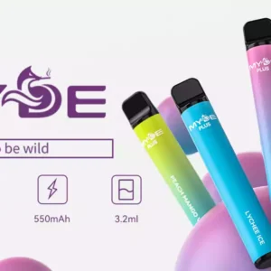 Odkrijte MYDE Plus 800 Puffs 3,2 ml 550 mAh 0% 2% 5% Tovarniške veleprodajne vape za enkratno uporabo z nizko vsebnostjo nikotina za edinstvene izkušnje okusa (2)