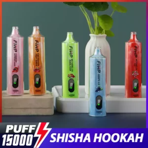 FIHP Shisha Hookah 15000 Puffs 650mah Type-C 0.6%Low Nicotine Factory Bulk Wholesale Explore Flavor Variety (14)