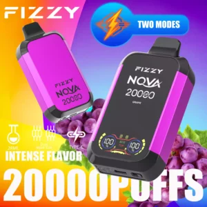 Fizzy Nova 20000 Puffs 28ML 850mAh 2% 5% Vapes descartáveis ​​com baixo teor de nicotina Direto da fábrica no atacado ampla seleção de sabores (6)