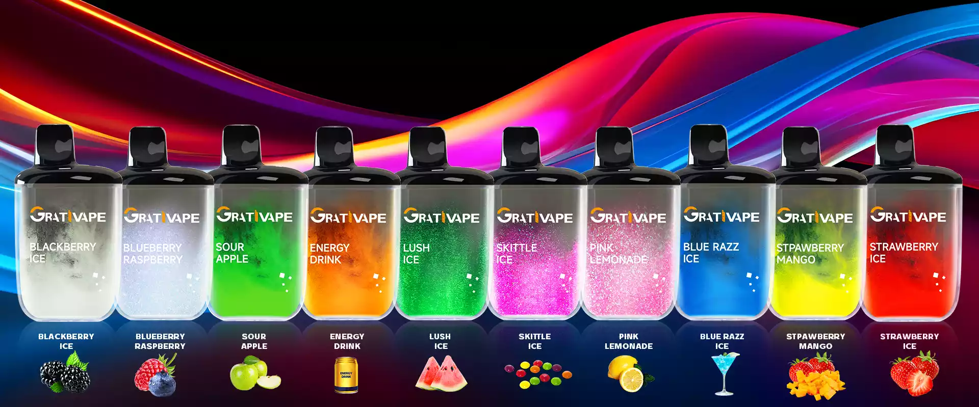 Grativape iMagic 10000 Puffs 18ml Type C Low Nicotine Wholesale Direct from Factory with Multiple Flavor Options for a New Vaping Experience (4)