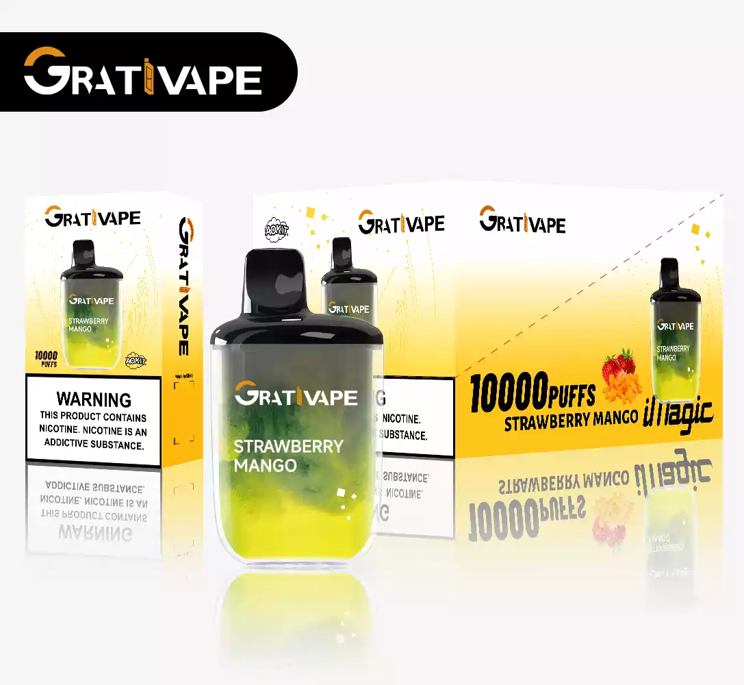 Grativape iMagic 10000 Puffs 18ml Type C Low Nicotine Wholesale Direct from Factory with Multiple Flavor Options for a New Vaping Experience (4)