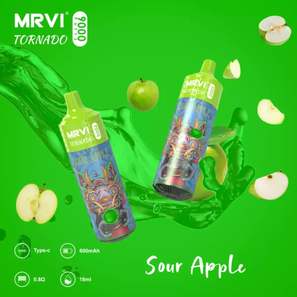 Mrvi Disposable Vapes with Tropical Punch Flavors for Bulk Buyers