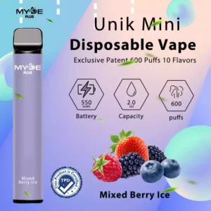 MYDE Plus 600 Puffs 2ml 550mAh 2% Low Nicotine Factory Direct Disposable Vapes Bulk Buy Flavor Variety for New Experiences (11)