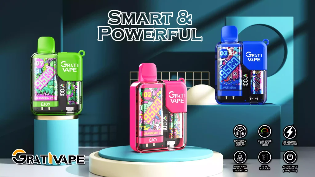 Geriausi unikalūs skoniai iš „Grativape“ vienkartinių vapes