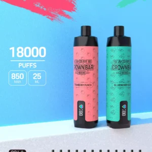 VAPME Crown Bar 18000 Puffs 25ml 850mAh 5% Χαμηλής Νικοτίνης Χονδρική απευθείας από το εργοστάσιο με ποικιλία γεύσεων (2)