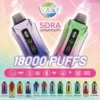 VASY SORA 18000 Puffs Direct Factory Supply Χονδρική 0% 2% 3% 5% Nicotine Multiple Flavor Selection