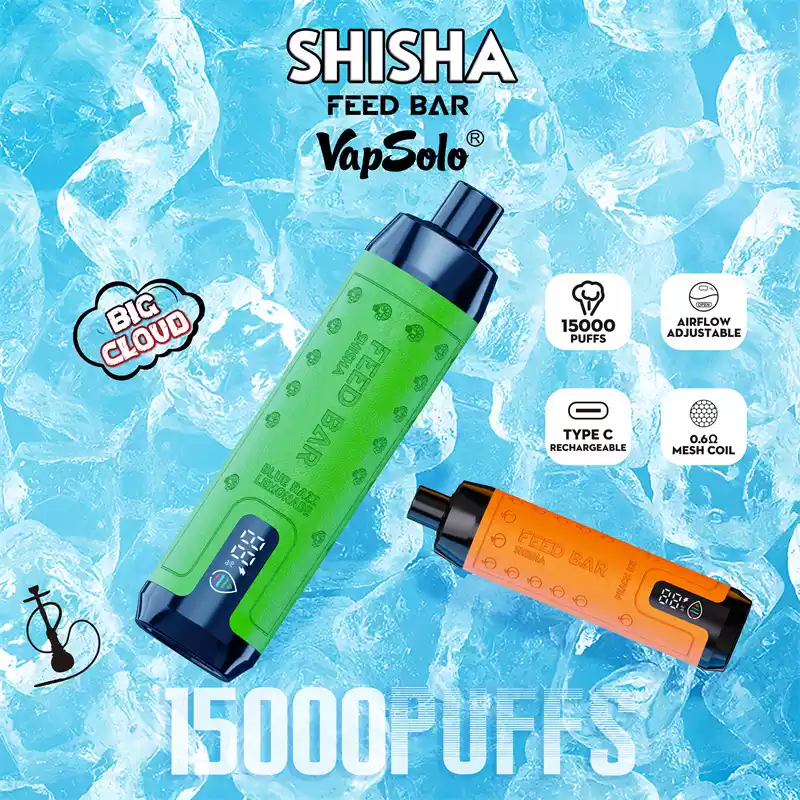 Vapsolo Shisah 15000 Puffs Vape de unică folosință în vrac Cumpărați o varietate de arome cu conținut scăzut de nicotină pentru o experiență de neegalat (10)