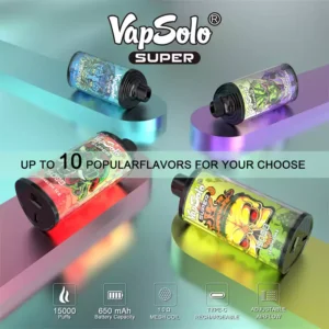 Popular Blueberry and Cream Vapsolo Vapes in Belgium