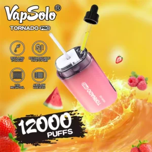 Vapsolo Tornado Pro 12000 Puffs Factory Direct Disposable Vapes 0% 2% 3% 5% Low Nicotine Low Nicotine Wholesale Diverse Flavor Offerings (20)