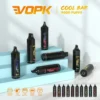 Vopk Cool Bar 9000 Puffar 10ml 600mAh 3% Låg Nikotin Factory Direct Disponibel Vapes Flera smakalternativ (1)