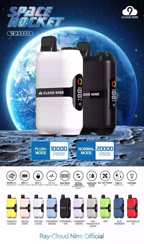 Why Cloud Nine D33 20000 Puffs Delivers an Ultimate Vaping Experience