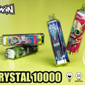 Uwin Crystal 10000 Puffs 18ml Type-c Source Factory Vente en gros de saveurs variées à faible teneur en nicotine pour une sensation de vapotage fraîche (9)