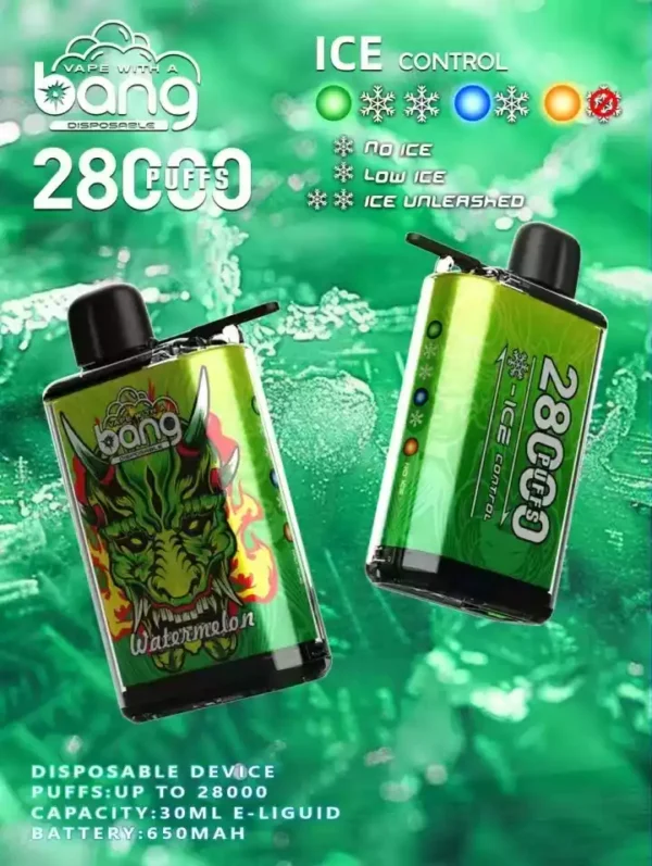 New Bang 28000 Puffs Low Nicotine 30ml Disposable Vape Wholesale Factory Direct Multiple Flavor Options to Enjoy a Unique Vaping Experience (3)