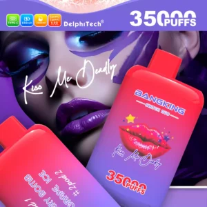 Best Rated BANG KING 35000 Puffs B35K DUO Disposable Vape 0% 2% 3% 5% Nicotine 650 mAh Battery 12 Flavors Volume Purchase (5)
