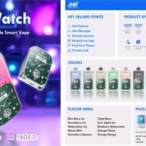 Top-Rated Flavors of JNR Vape Watch 30000 Puffs You Should Try 2