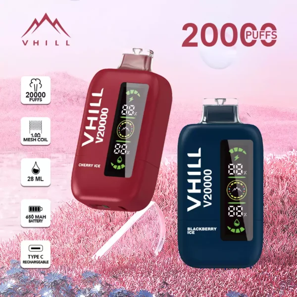 Top Rated VHILL 20000 Puffs Disposable Vape With 5 Percent Nicotine 1 Ohm Mesh Coil And 650mAh Battery Factory Direct Sales (1)