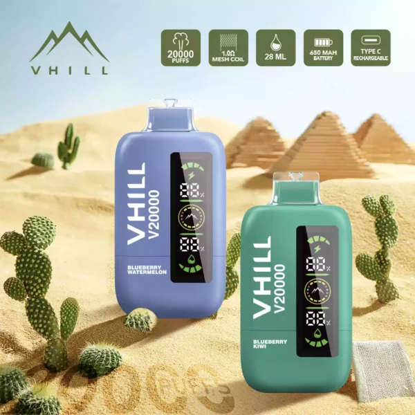 Top Rated VHILL 20000 Puffs Disposable Vape With 5 Percent Nicotine 1 Ohm Mesh Coil And 650mAh Battery Factory Direct Sales (2)
