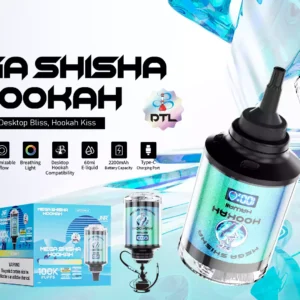 Top-quality JNR Mega Shisha Hookah 100000 puffs 0% 2% 5% Nicotine Dual Mouthpiece Rechargeable 10000 mAh Smart Display for Wholesale Bulk Supply (14)