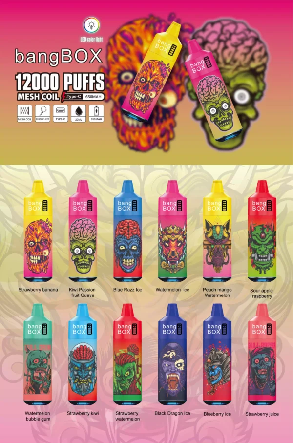 Bang BOX 12000 Puffs Multiple Nicotine Strengths To Suit Every Preference (5)