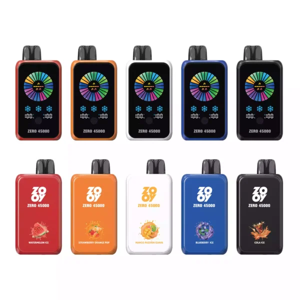 Innovative Design ZOOY ZERO 45000 Puffs Disposable Vape With Touch Screen And Adjustable Nicotine Levels Bulk Wholesale Disposable Vapes (3)