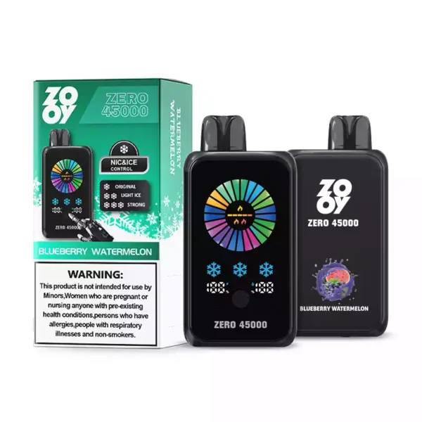 Innovative Design ZOOY ZERO 45000 Puffs Disposable Vape With Touch Screen And Adjustable Nicotine Levels Bulk Wholesale Disposable Vapes (4)
